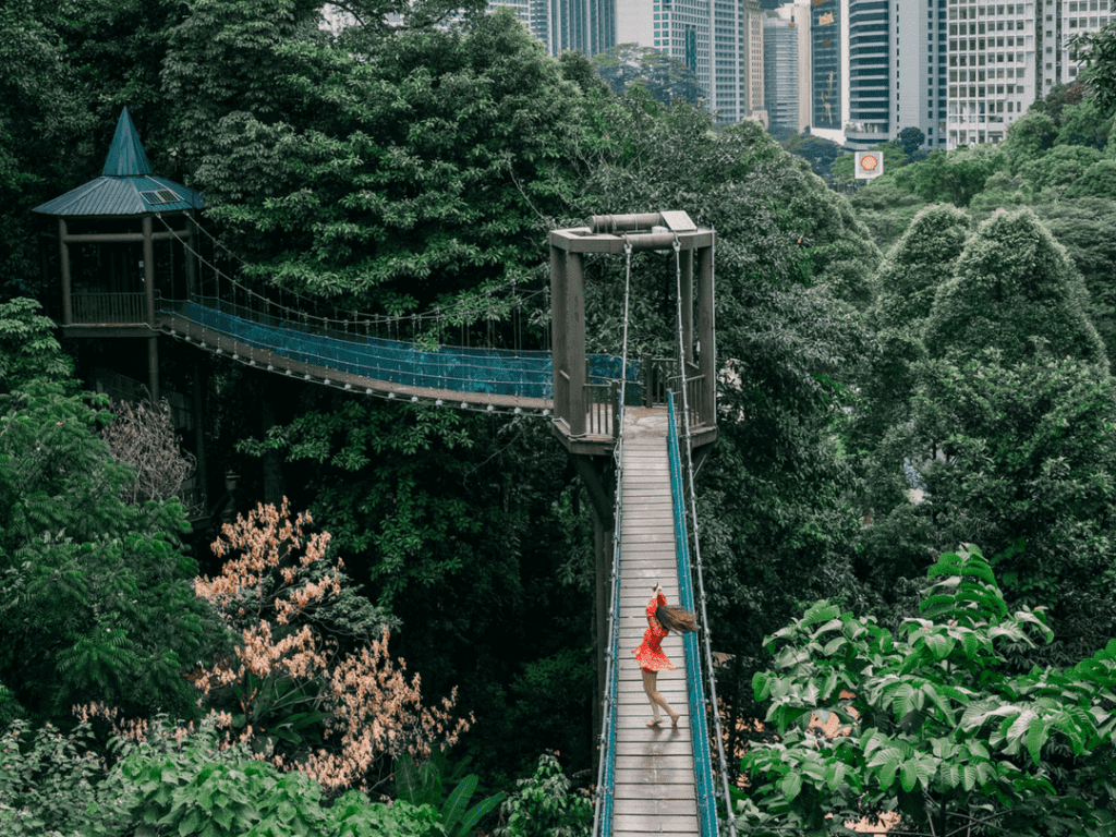 Canopy Walk in the Eco Park | coupletraveltheworld.com