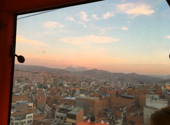 cable car in la paz bolivia